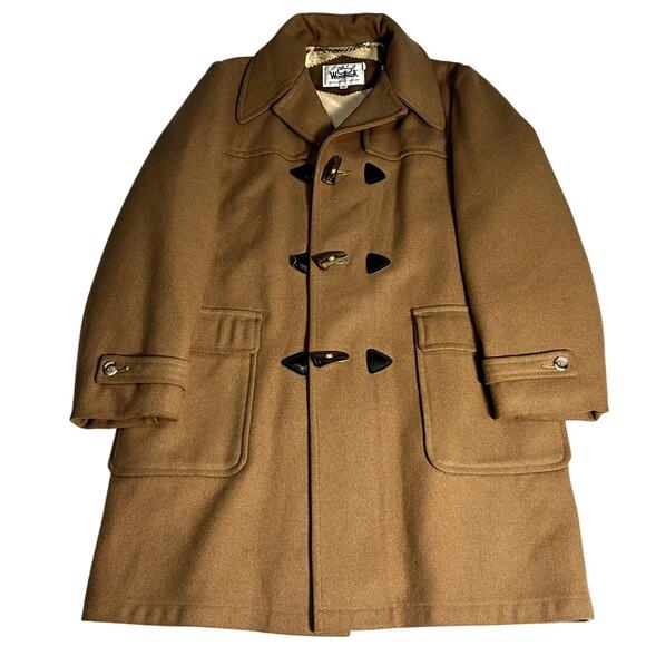 VTG 60's Woolrich Womens Toggle Pea Coat Size 40 - Picture 1 of 15